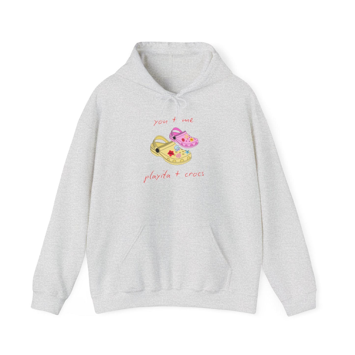 You+Me, Playita+Crocs - Cute Unisex Hoodie