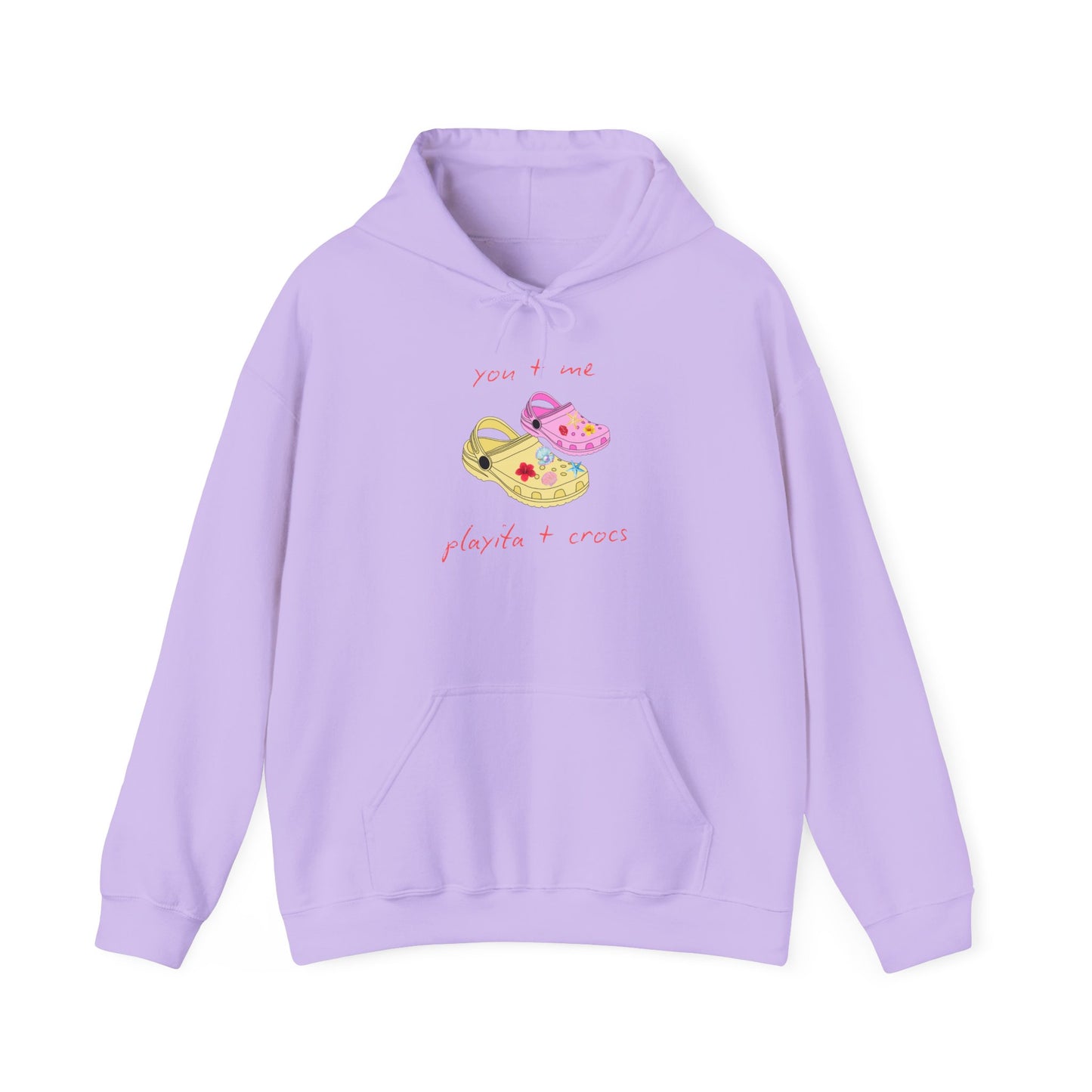 You+Me, Playita+Crocs - Cute Unisex Hoodie