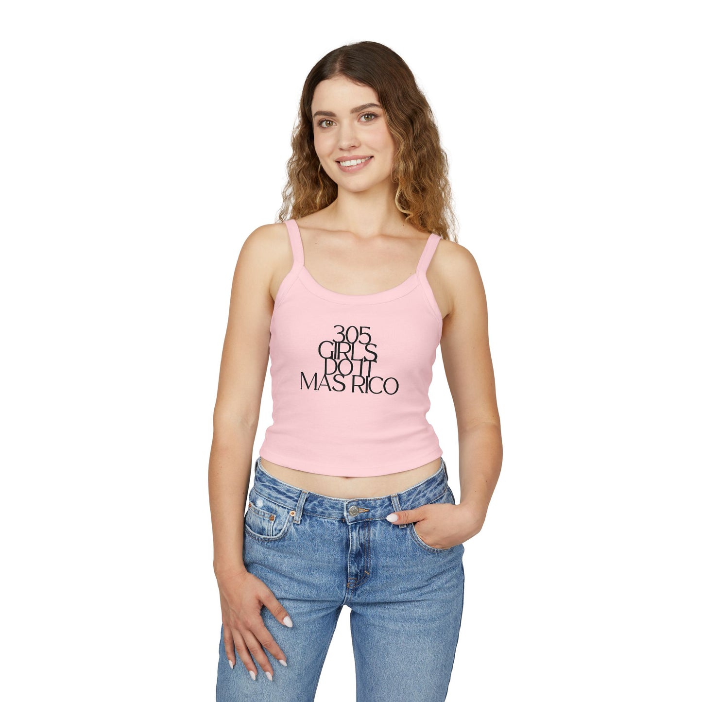 305 Girls Do It Mas Rico Spaghetti Strap Tank