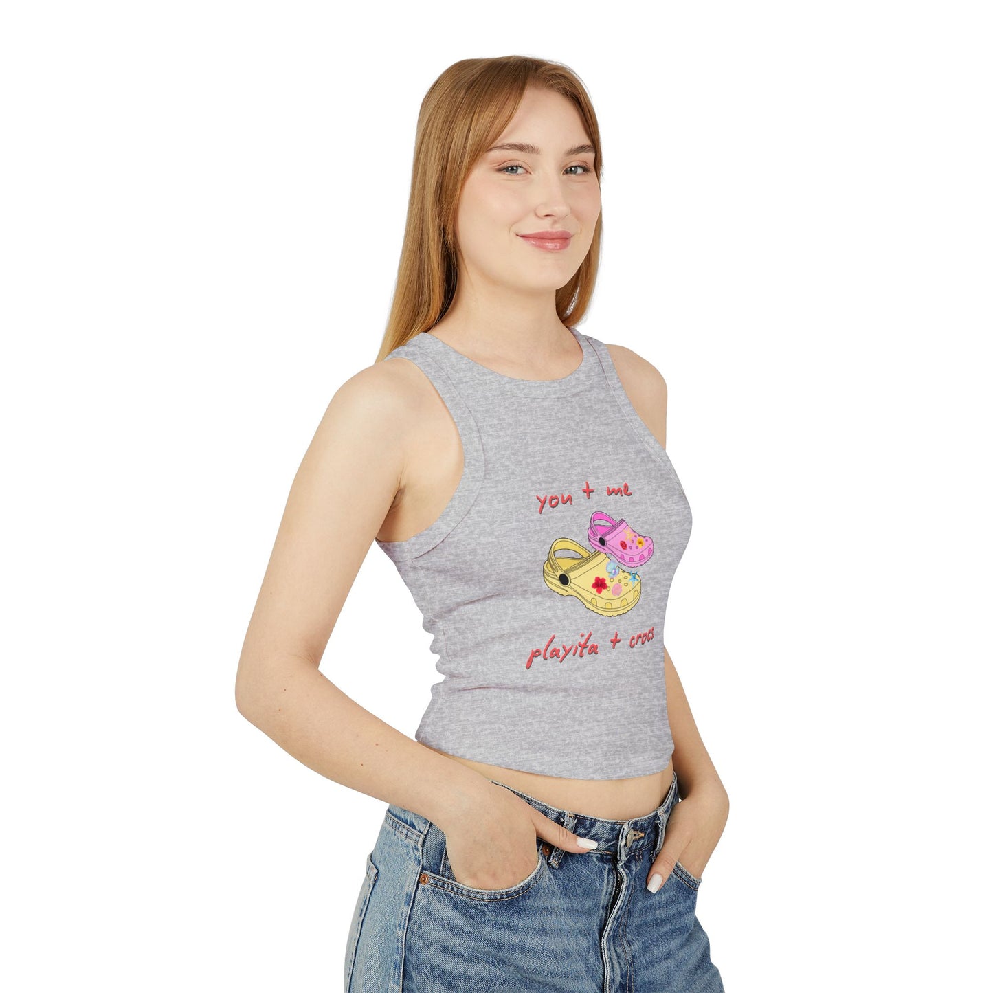 Playita+ Crocs Micro Rib Racer Tank Top