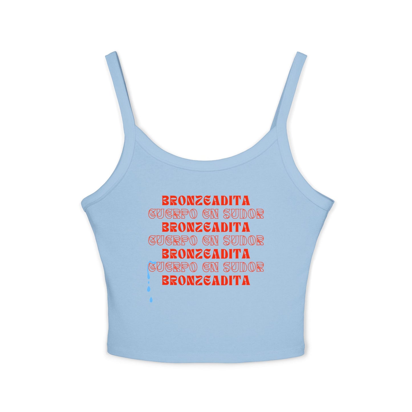 Bronzeadita Stylish Spaghetti Strap Tee