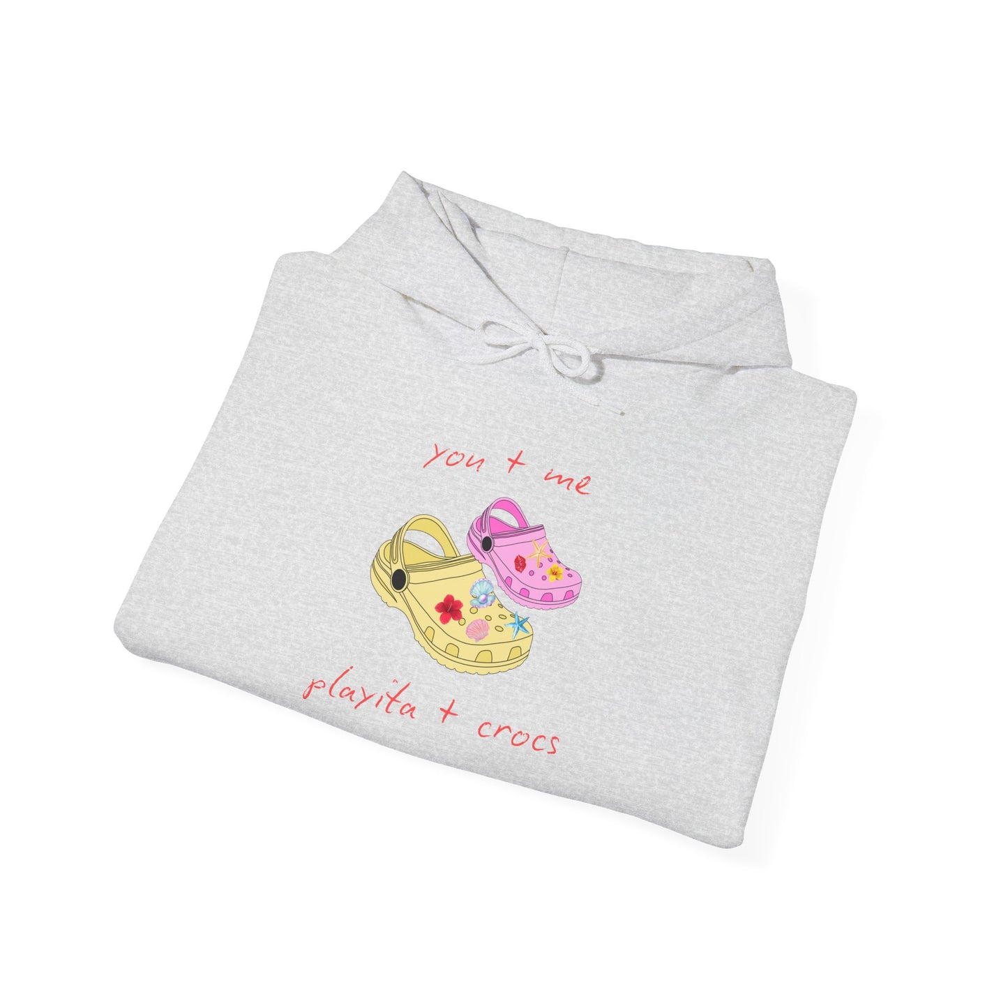 You+Me, Playita+Crocs - Cute Unisex Hoodie