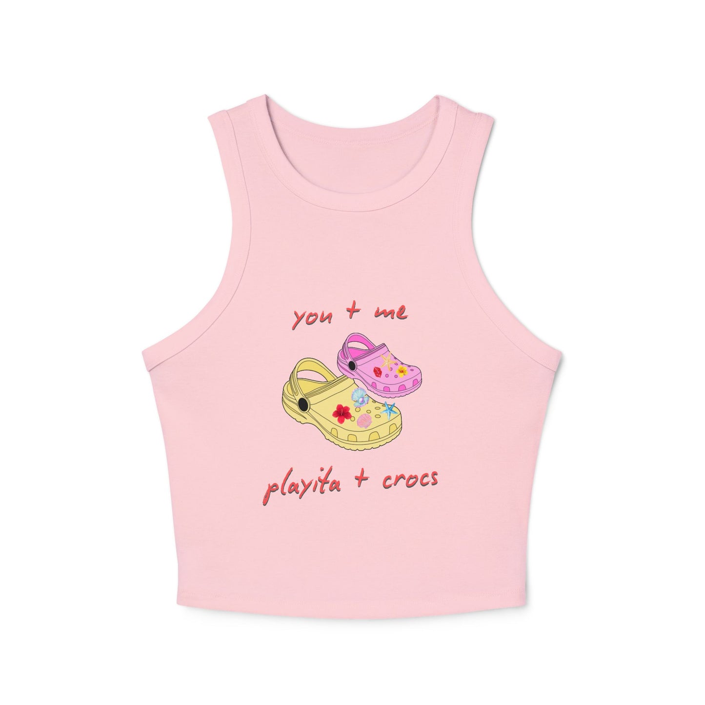 Playita+ Crocs Micro Rib Racer Tank Top