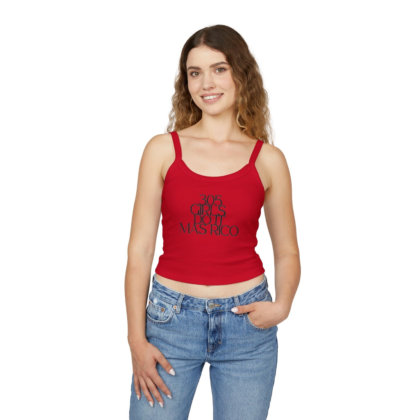 305 Girls Do It Mas Rico Spaghetti Strap Tank