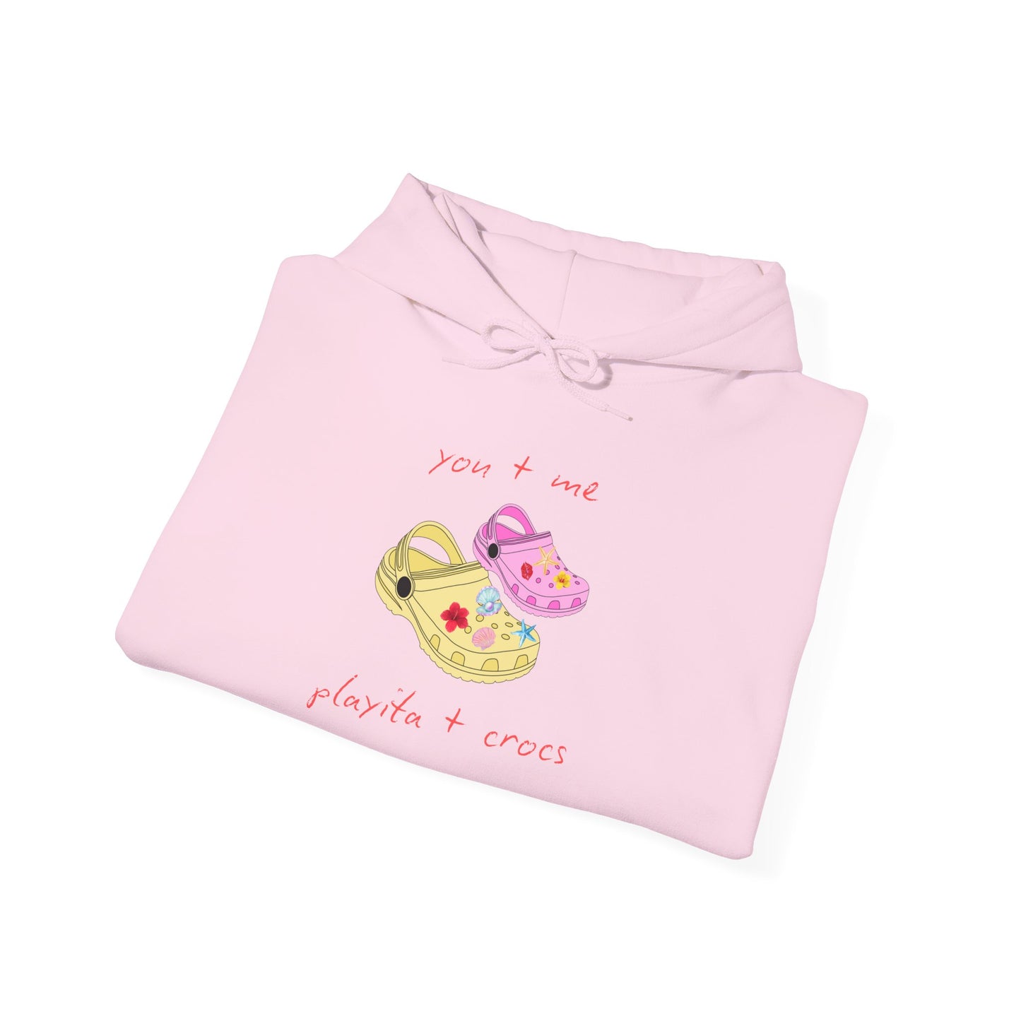 You+Me, Playita+Crocs - Cute Unisex Hoodie