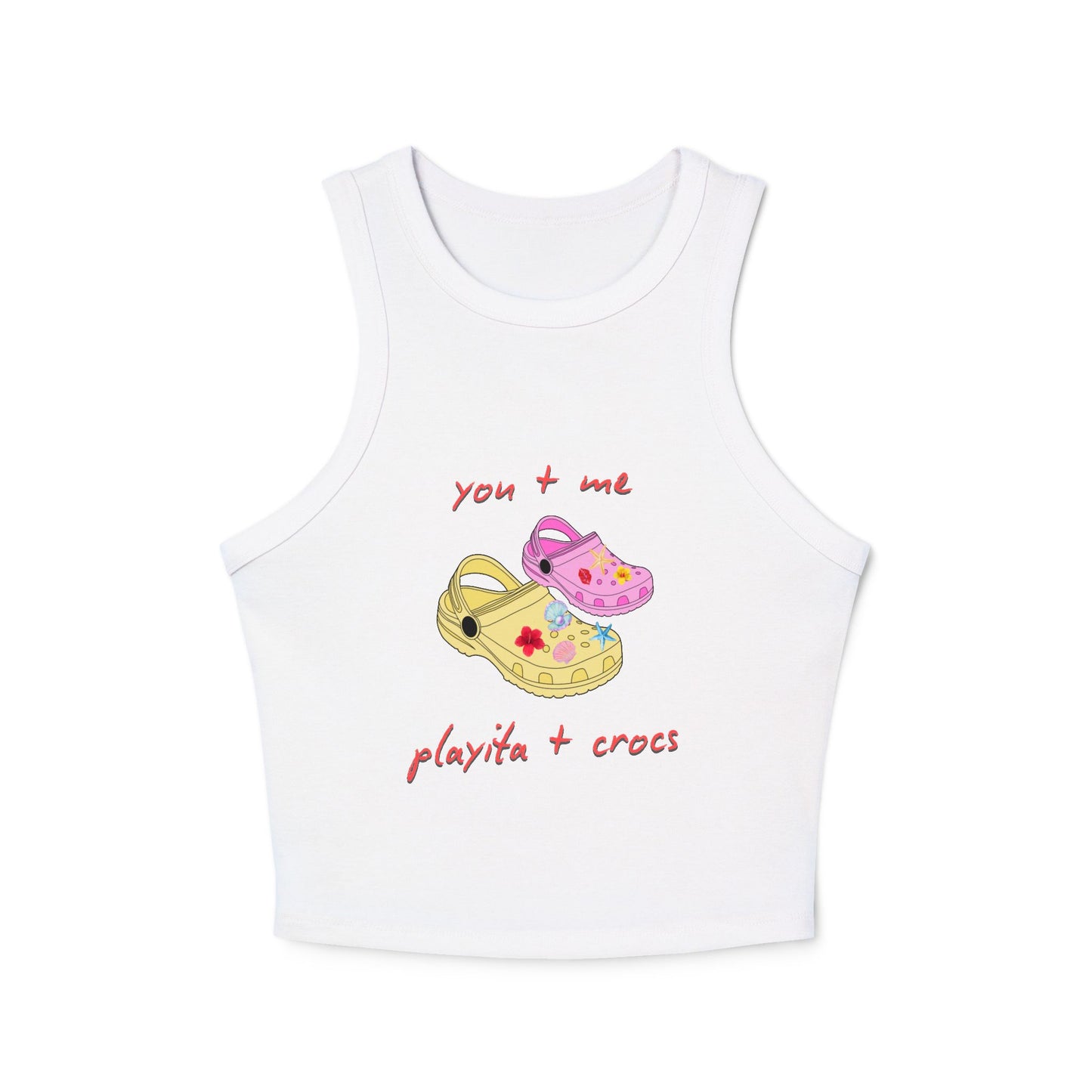Playita+ Crocs Micro Rib Racer Tank Top