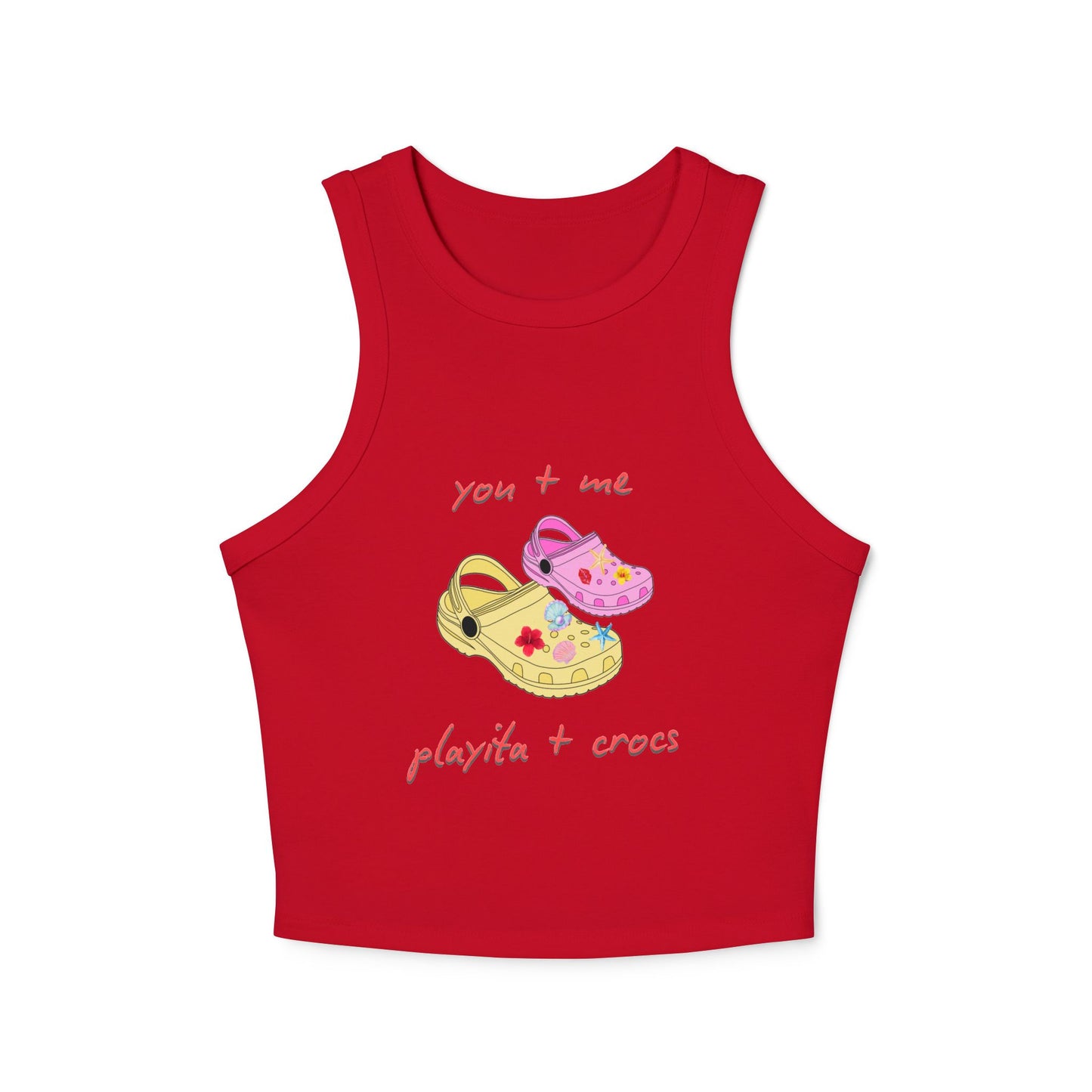 Playita+ Crocs Micro Rib Racer Tank Top