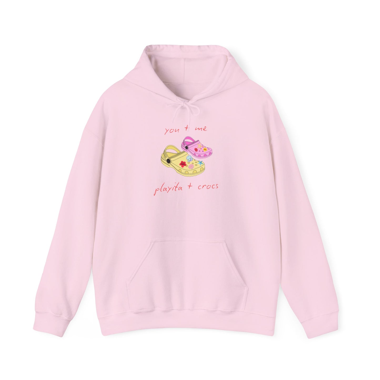 You+Me, Playita+Crocs - Cute Unisex Hoodie