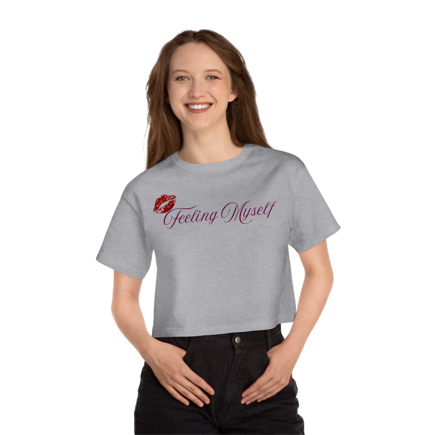 Feeling Myself Cropped T-Shirt for Confident Women