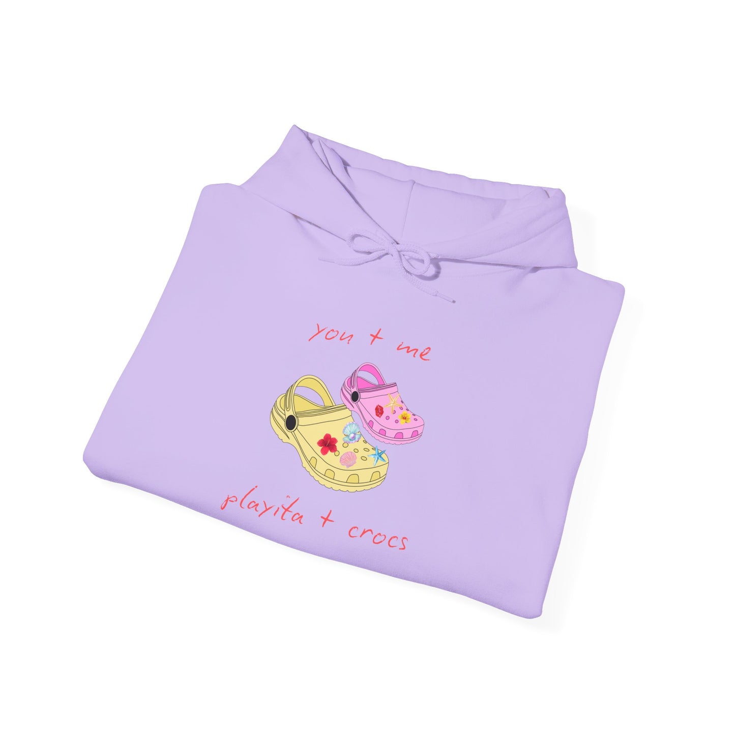 You+Me, Playita+Crocs - Cute Unisex Hoodie