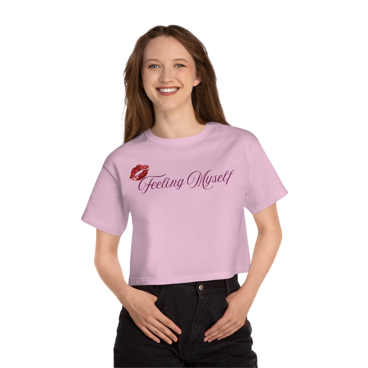 Feeling Myself Cropped T-Shirt for Confident Women