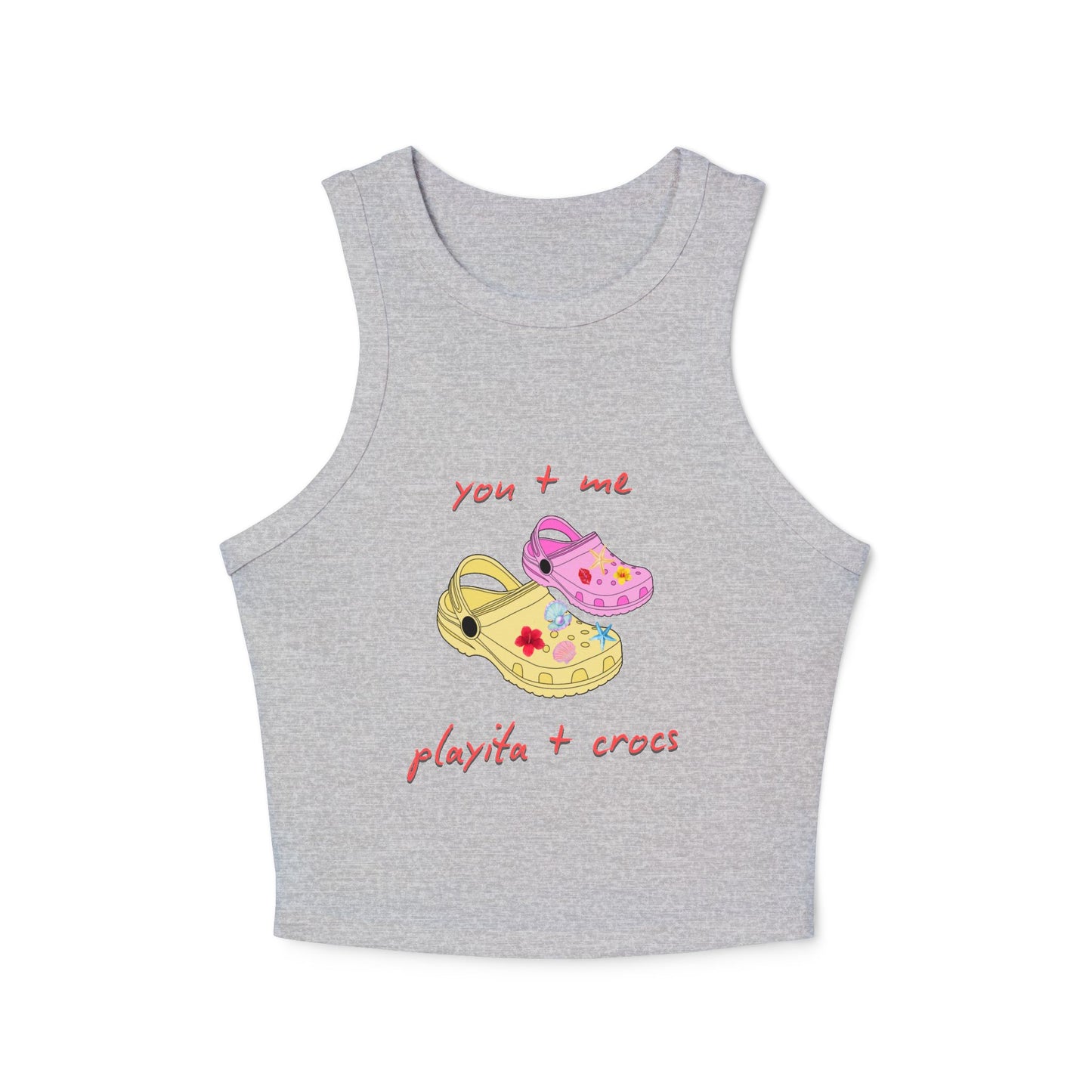 Playita+ Crocs Micro Rib Racer Tank Top