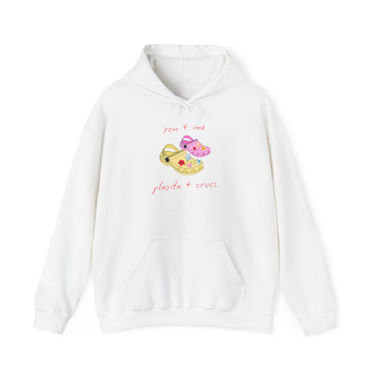 You+Me, Playita+Crocs - Cute Unisex Hoodie