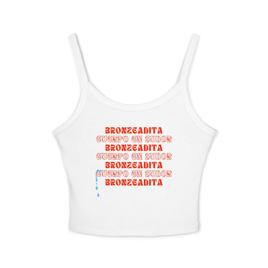 Bronzeadita Stylish Spaghetti Strap Tee